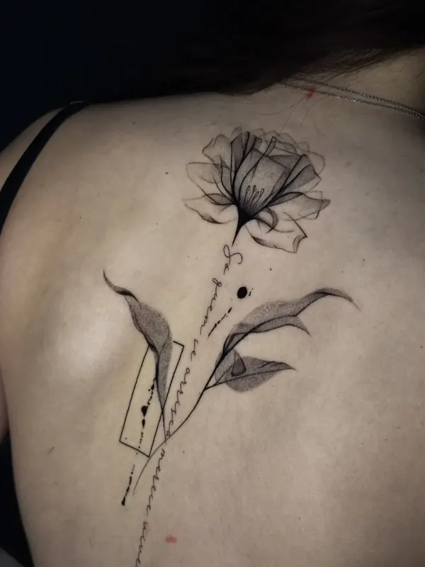 Black & gray tattoo by Casa Ink
