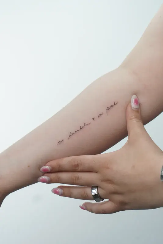 Fine line tattoo by Casa Ink