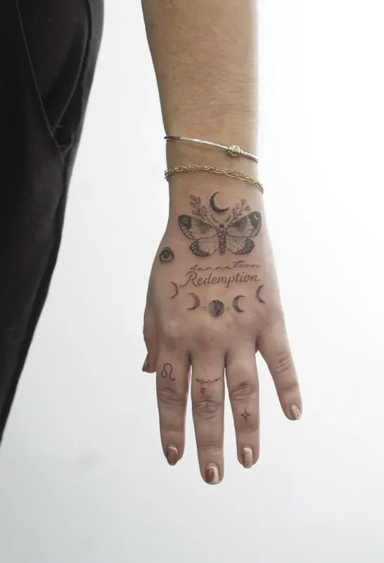 Black & gray tattoo by Casa Ink