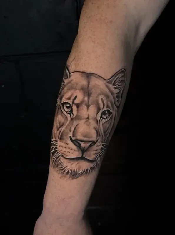 Black & gray tattoo by Casa Ink
