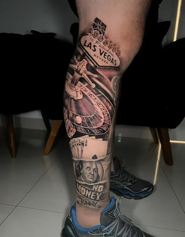 Black & gray tattoo by Casa Ink