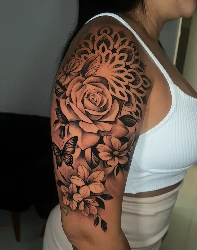 Geometric tattoo by Casa Ink