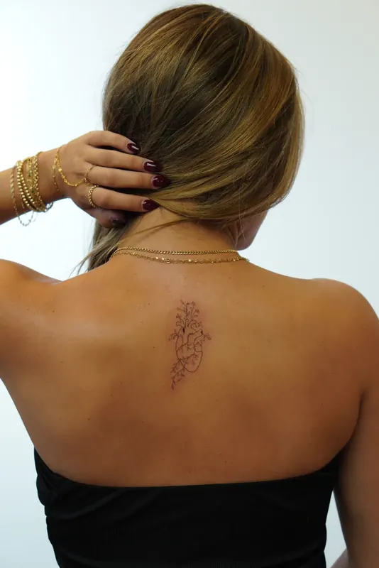 Fine line tattoo by Casa Ink