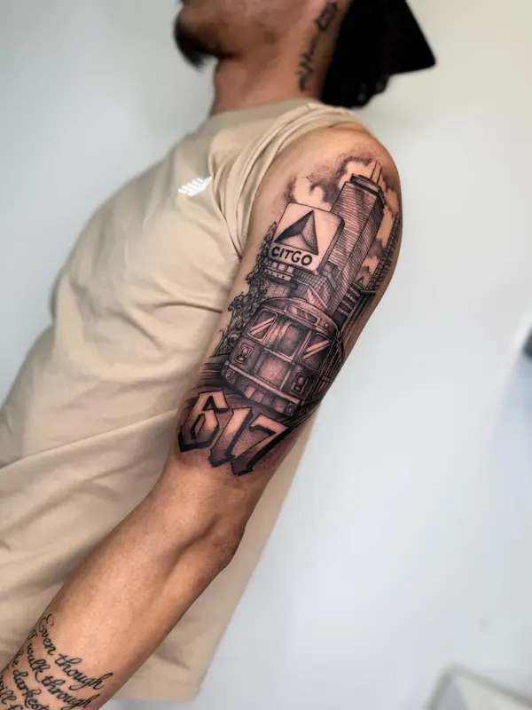Black & gray tattoo by Casa Ink